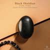 image:imageBlack Obsidian Palm Stone Natural Healing Crystal Worry Stones for Chakra Balancing Positive Energy Meditation Reiki Healing Yoga Accessories Spiritual Gifts for Women and Mens