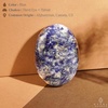 image:imageBlue Sodalite Palm Stone Natural Healing Crystal Worry Stones for Chakra Balancing Positive Energy Meditation Reiki Healing Yoga Accessories Spiritual Gifts for Women and Mens