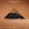 image:imageChakra Healing Crystal Pyramid Unique Birthday Gifts for Womens Mom Love One Black Tourmaline Orgonite Orgone Pyramid for Meditation Balance Positive Energy Success Office Desk DecorBlack Tourmaline Pyramid