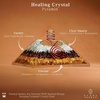 image:imageChakra Healing Crystal Pyramid Unique Birthday Gifts for Womens Mom Love One Black Tourmaline Orgonite Orgone Pyramid for Meditation Balance Positive Energy Success Office Desk DecorCitrine Aqua Garnet Pyramid
