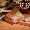 image:imageChakra Healing Crystal Pyramid Unique Birthday Gifts for Womens Mom Love One Black Tourmaline Orgonite Orgone Pyramid for Meditation Balance Positive Energy Success Office Desk DecorRose Quartz Orgone Pyramid