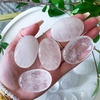 image:imageClear Quartz Palm Stone Natural Healing Crystal Worry Stones for Chakra Balancing Positive Energy Meditation Reiki Healing Yoga Accessories Spiritual Gifts for Women and Mens