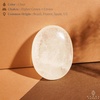 image:imageClear Quartz Palm Stone Natural Healing Crystal Worry Stones for Chakra Balancing Positive Energy Meditation Reiki Healing Yoga Accessories Spiritual Gifts for Women and Mens