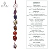 image:imageCrystal Hanging Decoration 7 Chakra Tumbled Stone Crystal Tree of Life for Car Mirror Wall Hanging Ornaments Handmade Home Decoration Mediation Accessories Positive Gifts for Women7 Chakra Selenite Plate