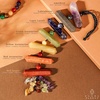 image:imageCrystal Hanging Decoration 7 Chakra Tumbled Stone Crystal Tree of Life for Car Mirror Wall Hanging Ornaments Handmade Home Decoration Mediation Accessories Positive Gifts for Women7 Chakra Crystal