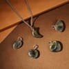 image:imageCrystal Necklace Birthday Gifts for Women Mom Natural Amazonite Healing Crystal Pendant Necklaces for Chakra Balance Good Luck Positivity Meditation Tree of Life Crystal JewelryLabradorite Set of 5