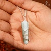 image:imageCrystal Necklace Birthday Gifts for Women Mom Natural Amazonite Healing Crystal Pendant Necklaces for Chakra Balance Good Luck Positivity Meditation Tree of Life Crystal JewelryAmazonite Hexagonal