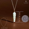 image:imageCrystal Necklace Birthday Gifts for Women Mom Natural Amazonite Healing Crystal Pendant Necklaces for Chakra Balance Good Luck Positivity Meditation Tree of Life Crystal JewelryAmazonite Hexagonal