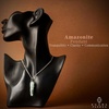 image:imageCrystal Necklace Birthday Gifts for Women Mom Natural Amazonite Healing Crystal Pendant Necklaces for Chakra Balance Good Luck Positivity Meditation Tree of Life Crystal JewelryAmazonite Hexagonal