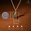 image:imageCrystal Necklace Birthday Gifts for Women Mom Natural Amazonite Healing Crystal Pendant Necklaces for Chakra Balance Good Luck Positivity Meditation Tree of Life Crystal JewelryLabradorite Set of 5