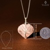 image:imageCrystal Necklace Birthday Gifts for Women Mom Natural Amazonite Healing Crystal Pendant Necklaces for Chakra Balance Good Luck Positivity Meditation Tree of Life Crystal JewelryRose Double Point and Rose Heart