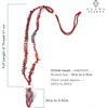 image:imageHandcrafted Real Crystal Necklace for Men Stone Necklace for Women 7 Chakra Necklace Crystal with Braided Rope Spritual Rope Necklace with Crystal Pendant by Karma Pledge Amethyst