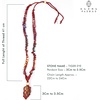 image:imageHandcrafted Real Crystal Necklace for Men Stone Necklace for Women 7 Chakra Necklace Crystal with Braided Rope Spritual Rope Necklace with Crystal Pendant by Karma Pledge Tiger Eye