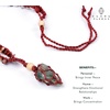 image:imageHandcrafted Real Crystal Necklace for Men Stone Necklace for Women 7 Chakra Necklace Crystal with Braided Rope Spritual Rope Necklace with Crystal Pendant by Karma Pledge Tree Agate