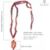 image:imageHandcrafted Real Crystal Necklace for Men Stone Necklace for Women 7 Chakra Necklace Crystal with Braided Rope Spritual Rope Necklace with Crystal Pendant by Karma Pledge Red Jasper