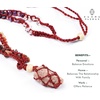 image:imageHandcrafted Real Crystal Necklace for Men Stone Necklace for Women 7 Chakra Necklace Crystal with Braided Rope Spritual Rope Necklace with Crystal Pendant by Karma Pledge Unakite