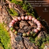 image:imageKARMAPLEDGE Healing Crystal Bracelets for Men amp Women Spiritual Positive Energy amp Balance Handmade 6mm Crystal Beads Bracelets103 Rhodocite with Unakite  Charm