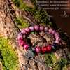 image:imageKARMAPLEDGE Healing Crystal Bracelets for Men amp Women Spiritual Positive Energy amp Balance Handmade 6mm Crystal Beads Bracelets107 Pink Tourmaline  Charm