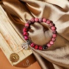 image:imageKARMAPLEDGE Healing Crystal Bracelets for Men amp Women Spiritual Positive Energy amp Balance Handmade 6mm Crystal Beads Bracelets107 Pink Tourmaline  Charm
