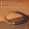 image:imageKARMAPLEDGE Healing Crystal Bracelets for Men amp Women Spiritual Positive Energy amp Balance Handmade 6mm Crystal Beads Bracelets200 Citrine  Hematite