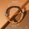 image:imageKARMAPLEDGE Healing Crystal Bracelets for Men amp Women Spiritual Positive Energy amp Balance Handmade 6mm Crystal Beads Bracelets200 Citrine  Hematite
