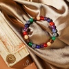 image:imageKARMAPLEDGE Healing Crystal Bracelets for Men amp Women Spiritual Positive Energy amp Balance Handmade 6mm Crystal Beads Bracelets7 Chakra Single Beads Dimond Cut