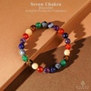 image:imageKARMAPLEDGE Healing Crystal Bracelets for Men amp Women Spiritual Positive Energy amp Balance Handmade 6mm Crystal Beads Bracelets7 Chakra Single Beads Dimond Cut