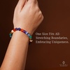 image:imageKARMAPLEDGE Healing Crystal Bracelets for Men amp Women Spiritual Positive Energy amp Balance Handmade 6mm Crystal Beads Bracelets7 Chakra Single Beads Dimond Cut