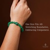 image:imageKARMAPLEDGE Healing Crystal Bracelets for Womens and Mens Spiritual Positive Energy amp Balance Handmade Natural Crystal Beads Bracelets103 Green Aventurine One Stone