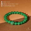 image:imageKARMAPLEDGE Healing Crystal Bracelets for Womens and Mens Spiritual Positive Energy amp Balance Handmade Natural Crystal Beads Bracelets103 Green Aventurine One Stone