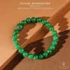 image:imageKARMAPLEDGE Healing Crystal Bracelets for Womens and Mens Spiritual Positive Energy amp Balance Handmade Natural Crystal Beads Bracelets103 Green Aventurine One Stone