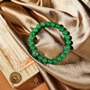 image:imageKARMAPLEDGE Healing Crystal Bracelets for Womens and Mens Spiritual Positive Energy amp Balance Handmade Natural Crystal Beads Bracelets103 Green Aventurine One Stone