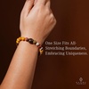 image:imageKARMAPLEDGE Healing Crystal Bracelets for Womens and Mens Spiritual Positive Energy amp Balance Handmade Natural Crystal Beads Bracelets104 Mookite One Stone