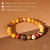 image:imageKARMAPLEDGE Healing Crystal Bracelets for Womens and Mens Spiritual Positive Energy amp Balance Handmade Natural Crystal Beads Bracelets104 Mookite One Stone