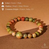 image:imageKARMAPLEDGE Healing Crystal Bracelets for Womens and Mens Spiritual Positive Energy amp Balance Handmade Natural Crystal Beads Bracelets106 Unakite One Stone