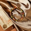 image:imageKARMAPLEDGE Healing Crystal Bracelets for Womens and Mens Spiritual Positive Energy amp Balance Handmade Natural Crystal Beads Bracelets106 Unakite One Stone