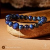 image:imageKARMAPLEDGE Healing Crystal Bracelets for Womens and Mens Spiritual Positive Energy amp Balance Handmade Natural Crystal Beads Bracelets107 Blue Tiger Eye One Stone