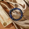 image:imageKARMAPLEDGE Healing Crystal Bracelets for Womens and Mens Spiritual Positive Energy amp Balance Handmade Natural Crystal Beads Bracelets107 Blue Tiger Eye One Stone