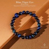 image:imageKARMAPLEDGE Healing Crystal Bracelets for Womens and Mens Spiritual Positive Energy amp Balance Handmade Natural Crystal Beads Bracelets107 Blue Tiger Eye One Stone