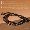 image:imageKARMAPLEDGE Healing Crystal Bracelets for Womens and Mens Spiritual Positive Energy amp Balance Handmade Natural Crystal Beads Bracelets115 Hematite with Tiger Eye