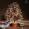 image:imageRose Quartz Crystal Tree of Life Birthday Gifts for Women Girls Friends Handmade Chakra Healing Crystals Tree for Home Office Decor Positivity Good Luck Money Unique Gifts for Her Mom SisterWooden Base Green Aventurine Crystal Tree