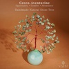 image:imageRose Quartz Crystal Tree of Life Birthday Gifts for Women Girls Friends Handmade Chakra Healing Crystals Tree for Home Office Decor Positivity Good Luck Money Unique Gifts for Her Mom SisterBall Base Green Aventurine Crystal Tree