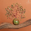 image:imageRose Quartz Crystal Tree of Life Birthday Gifts for Women Girls Friends Handmade Chakra Healing Crystals Tree for Home Office Decor Positivity Good Luck Money Unique Gifts for Her Mom SisterBall Base Unakite Crystal Tree