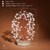 image:imageRose Quartz Crystal Tree of Life Birthday Gifts for Women Girls Friends Handmade Chakra Healing Crystals Tree for Home Office Decor Positivity Good Luck Money Unique Gifts for Her Mom SisterOrgone Base Clear Quartz Crystal Tree