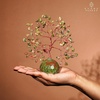 image:imageRose Quartz Crystal Tree of Life Birthday Gifts for Women Girls Friends Handmade Chakra Healing Crystals Tree for Home Office Decor Positivity Good Luck Money Unique Gifts for Her Mom SisterBall Base Unakite Crystal Tree