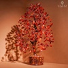 image:imageRose Quartz Crystal Tree of Life Birthday Gifts for Women Girls Friends Handmade Chakra Healing Crystals Tree for Home Office Decor Positivity Good Luck Money Unique Gifts for Her Mom SisterWooden Base Carnelian Crystal Tree