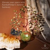 image:imageRose Quartz Crystal Tree of Life Birthday Gifts for Women Girls Friends Handmade Chakra Healing Crystals Tree for Home Office Decor Positivity Good Luck Money Unique Gifts for Her Mom SisterBall Base Unakite Crystal Tree