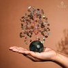 image:imageRose Quartz Crystal Tree of Life Birthday Gifts for Women Girls Friends Handmade Chakra Healing Crystals Tree for Home Office Decor Positivity Good Luck Money Unique Gifts for Her Mom SisterBall Base Labradorite Crystal Tree