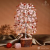 image:imageRose Quartz Crystal Tree of Life Birthday Gifts for Women Girls Friends Handmade Chakra Healing Crystals Tree for Home Office Decor Positivity Good Luck Money Unique Gifts for Her Mom SisterWooden Basedual Beads Rose  Carnelian Tree