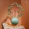 image:imageRose Quartz Crystal Tree of Life Birthday Gifts for Women Girls Friends Handmade Chakra Healing Crystals Tree for Home Office Decor Positivity Good Luck Money Unique Gifts for Her Mom SisterBall Base Green Aventurine Crystal Tree